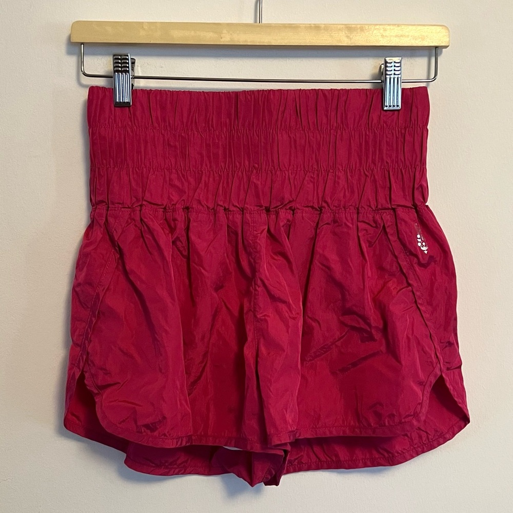 Free People FP Movement The Way Home Running Short High Rise Pink Women Small
